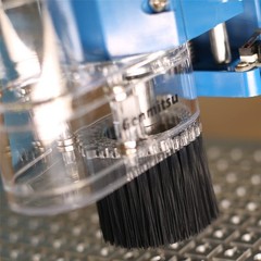 Genmitsu CNC Dust Shoe Long Nylon Brush for 42mm / 52mm Dust Shoe, Transparent