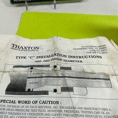 Thaxton Hy-Tech Machine 1-1/2″ Pipe Socket Weld Plug #1-1/2SWC NEW