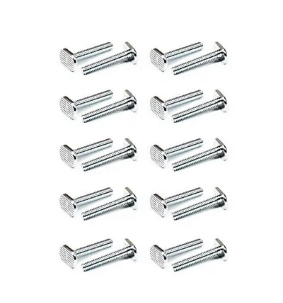 T Slot Bolts 1/4”-20 Thread Size Tee Bolt 1.5″ Inch Long – 20 Pack, made in USA