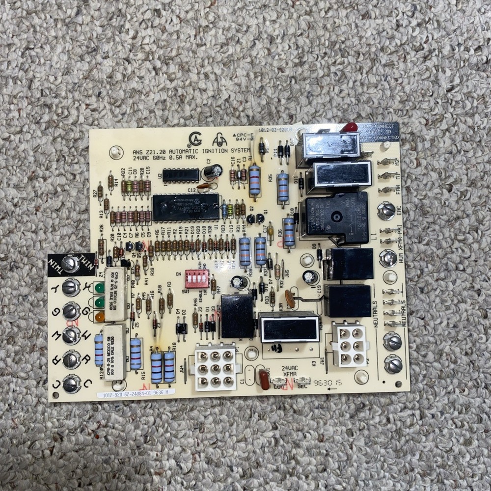 1012-83-9201B Rheem 62-24084-01 Furnace OEM Control Board. 1012-920. 1-6