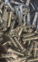 50 Pcs) 7/16-14×1-3/4 Inch Hex Cap Screws, Grade 5 Steel, Zinc Plated, PT