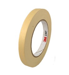 3M 2307 General Use Masking Tape, Fine Line Woodworking, Hobby Paint 12mm x 55m