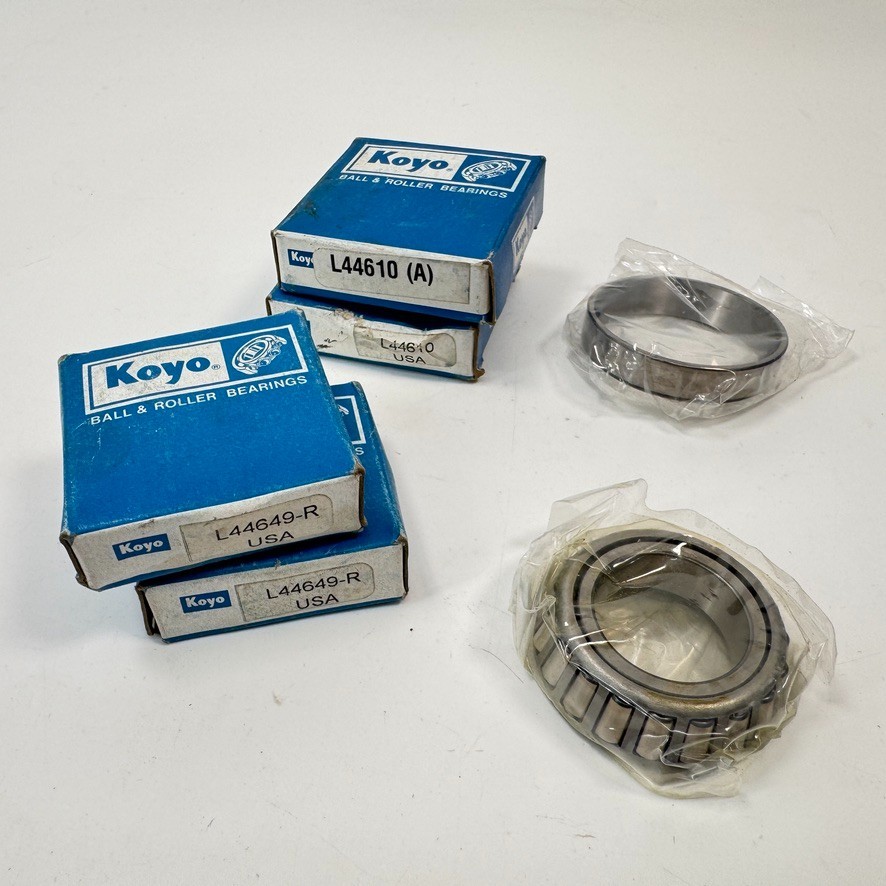 2 Sets Koyo Japan L44649 L44610 Tapered Roller Bearing 26.99 x 50.29 x 14.22 mm