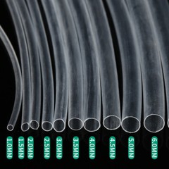 0.6mm-50mm 2:1 Transparent Clear Heat Shrink Heatshrink Tube Tubing Wire Sleeves
