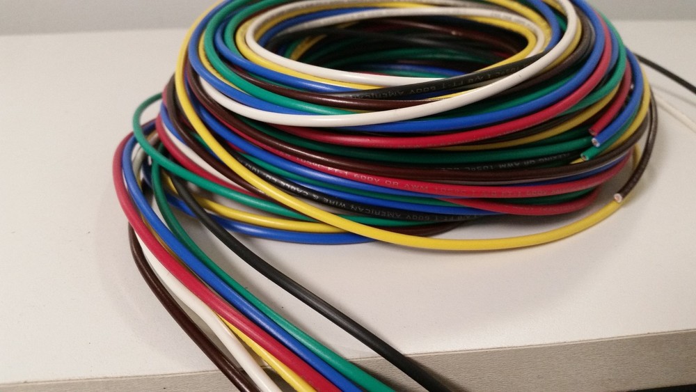 18 GAUGE WIRE 7 COLORS 25 FT EA PRIMARY AWG STRANDED COPPER POWER MTW bwrgybb