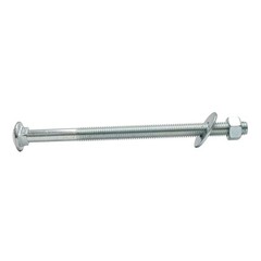 3/8″-16 x 7″ Zinc Carriage Bolt Kit w/ Nuts, Partial Thread – Qty 25