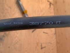 Carol Super Vu-Tron 10/5 SOOW Cable 387ft Glenair MIL Connector Hannay Reel