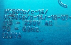 TECHNIFOR UC500P/C-14/ MARKING CONTROLLER 115/230V AC 50/60HZ 120VA