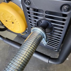Generator Exhaust Extension Muffler w/Wall Mounting Kit – Universal Fit