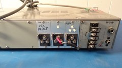 TOA 900 SERIES CHANNEL MODULAR MIXER AND AMPLIFIER MODEL M-900A AC 120V 60 HZ