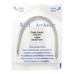 Dental Orthodontic Arch Wires NiTi Stainless Steel Round Rectangular Ovoid Form