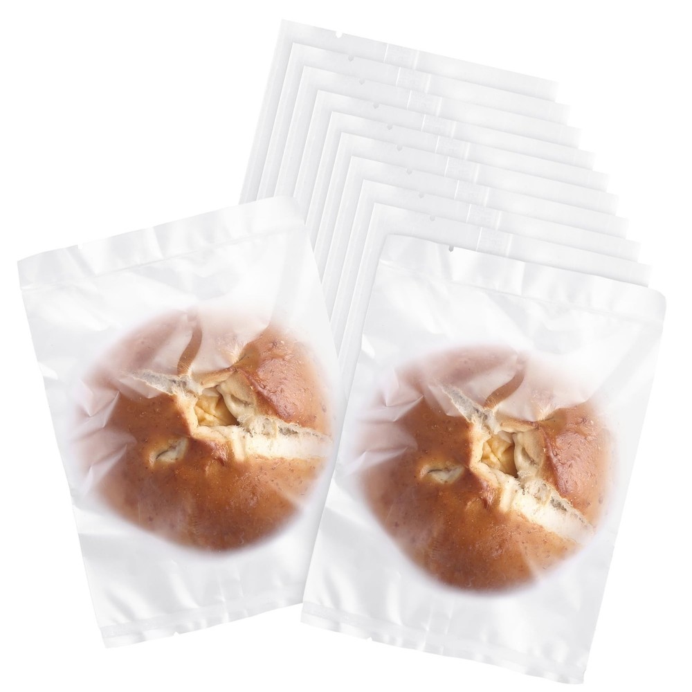 100 Pcs 5×7 Inch Semi-Transparent Heat Seal Bags for Cookies,Matte Cookie Sle…