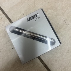 Lamy Pico Ballpoint Pen, Chrome (L289) 1 Count (Pack of 1), Chromium