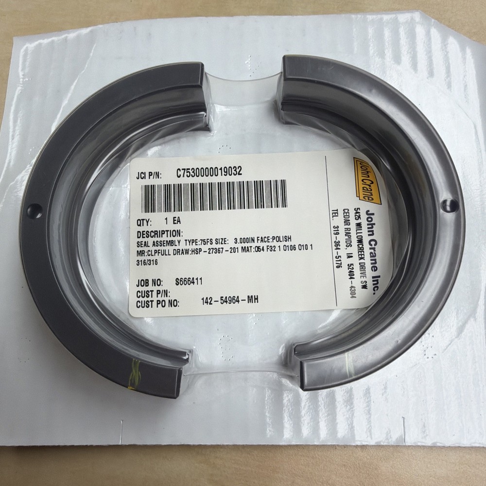 NEW JOHN CRANE SEAL TYPE: 75FS, SIZE 3.00