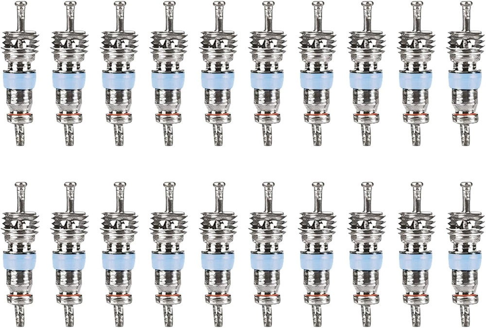 20Pcs Hvac Schrader Valve Core for R32 R22 R410A Refrigerant, AC Schrader Valve