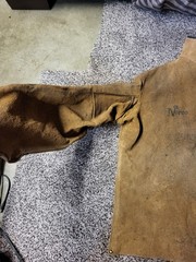 REVCO BLACK STALLION 30WC SPLIT COWHIDE WELDING JACKET SIZE XXXL Used