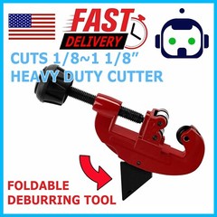 ﻿Pipe Tube Cutter 1/8″ to 1-1/8″ OD Copper Brass Aluminum PVC Plumbing HVAC