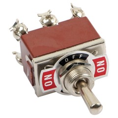 3pc 6Pin Heavy Duty Momentary DPDT ON/OFF/ON Toggle Switch 20A 125V Waterproof