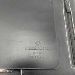 Franklin Covey Brown Full-Grain Leather Planner Organizer 34997 .118