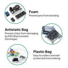 ELEGOO UNO Project Super Starter Kit with Tutorial and UNO R3 Board Compatible w