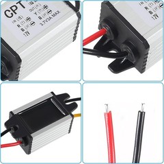 2PCS 12V to 3.7V Buck Converter Step Down Converter DC 8-35V to 3.7V 3A 11W Volt