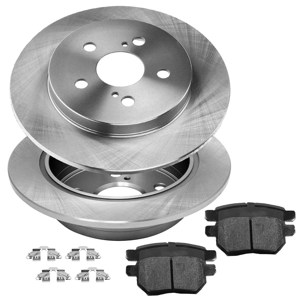 Rear 10.20″ Brake Pads Rotors Kit Toyota Corolla Matrix Prius CT200H Vibe 55159