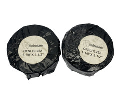 Lot Of 2, Office Smart Labels OFSLBL252, 1-1/8″ X 3-1/2″ (350 Labels Per Roll)