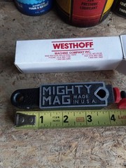 Mighty Mag 400-1 | 4-1/2 x 1 x 1-1/4″ Magnetic Base for Dial/Electric Indicators