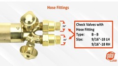 Heavy Duty Oxy-Fuel Torch compatible with Harris with Check Valves + Cutting Tip