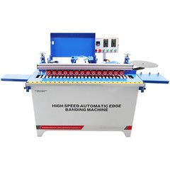 Straight Line Automatic Edge Banding Machine 110V Double-sided Adhesive Coating