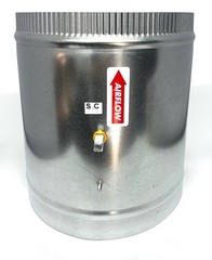 10″ Durozone HVAC Motorized Electric Zone Control 24ac Power DamperDampner NSPRD