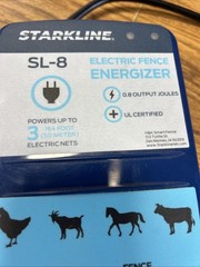 Stark line SL-8 Electric Fence Energizer .8 Output Joules Power Electric Nets