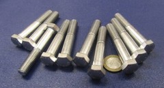 18-8 Stainless Steel Bolt, PT, 7/16-14 x 2 3/4″ Length, 10 pcs