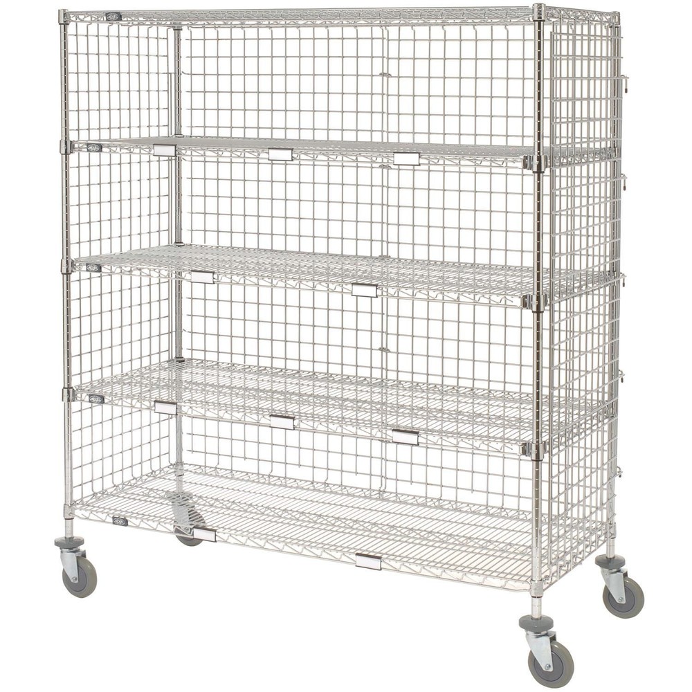 Enclosed Wire Exchange Truck w/5 Shelves 1200 lb. Capacity 36″L x 18″W x 69″H