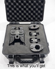 ONLY FOR Milwaukee M12! Press Tool Kit with Case, 1/2″-1-1/4″ Press Jaws