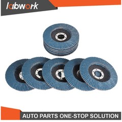 Labwork Premium Zirconia Flap Disc Sanding Grinding 100 Pcs 4.5”x7/8” 80 Grit