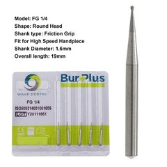 Wave Dental Carbide Burs FG 330 557 4 6 8 for High Speed Handpiece Friction Grip