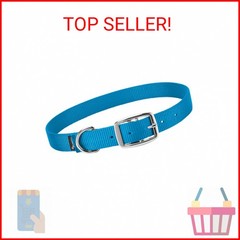 Weaver Leather Livestock Goat Collar, Hurricane Blue, Small