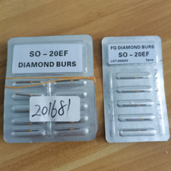 100Pcs/10Packs Dental Diamond Burs FG 1.60mm for High Speed Handpiece 214types