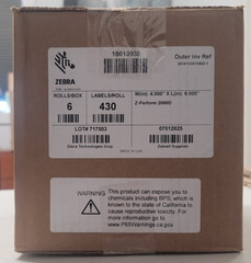 10010035 – Zebra 4″ x 6″ Z-Perform 2000D Label (Pantone Yellow) – CASE OF 6ROLLS