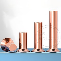 Solid Copper Countersunk Head Rivets 2mm 2.5mm 3mm 4mm 5mm 6mm 8mm DIN 661