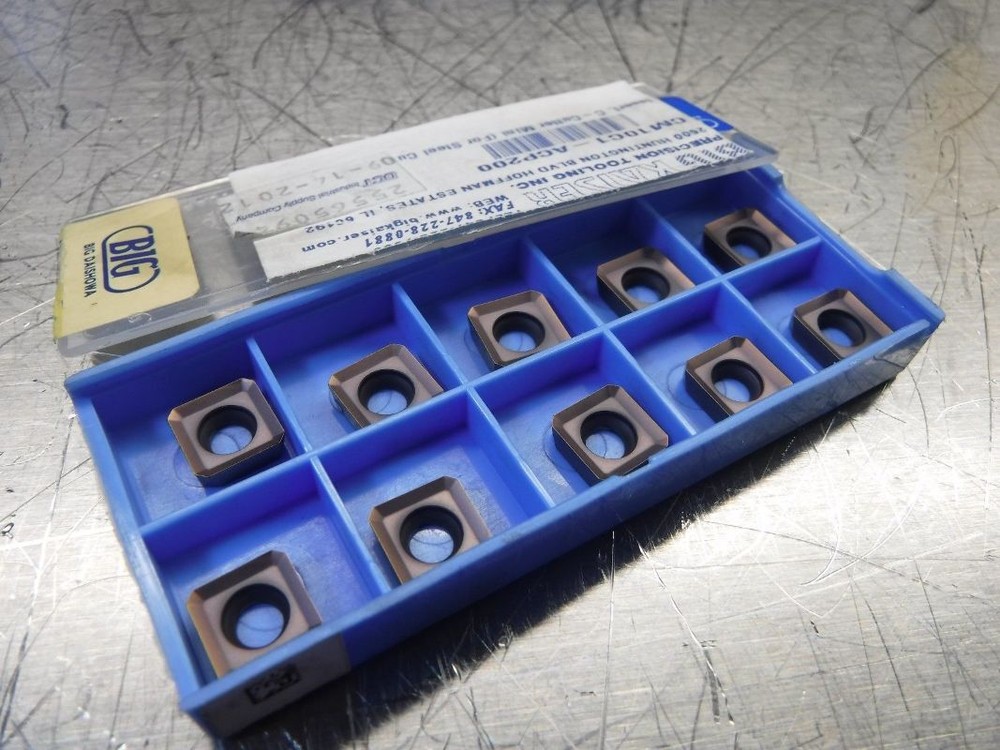 Big Kaiser Carbide Inserts QTY10 CM10C1 ACP200 (LOC538B)