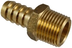 (Lot of 10) 1/2″ Hose x 3/4″ NPTF Male Pipe Thread Brass Barb Connector Fitting