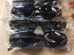 NEW ASSORTED BOX OF SUNGLASSES SUN GLASSES SET OF 12 GLASS COLORED MEDIUM LENS