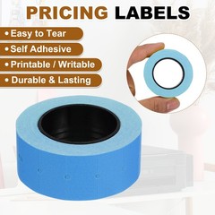 Pricing Labels 10 Rolls 5000 Price Price Gun Labels Blue
