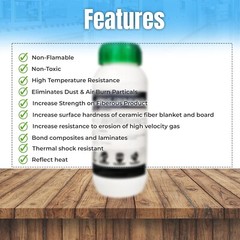 Rigidizer for Ceramic Fiber Coating – 2300F Rated – 16 Oz Rigidizer