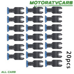 ALL-CARB 20 Pack Japanese Tooth Curved Edge Oscillating Multitool Saw Blades