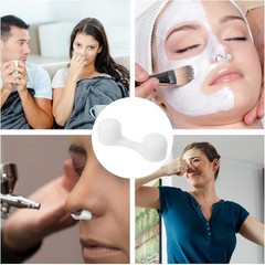 100 Pieces Nose Plug Filter Disposable Nose Dust Filters Sponge Nostril Filte…