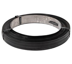 1/2″x0.020″x3080′ Black Steel Strapping Coil 1100 lbs BS for Packaging