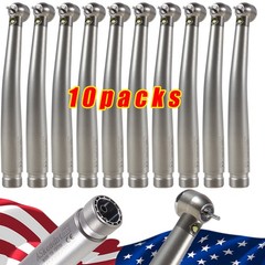 10 Estilo NSK Dental Pieza mano LED de alta velocidad Pana MAX EK LED 2Hole USA